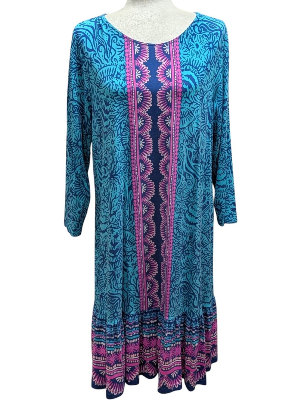 Lily Pulitzer Ophelia Swing Dress Bermuda Blue Size XXL - Picture 10 of 10